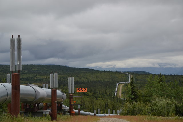 Oleoducto de Alaska, en la Richardson Highway